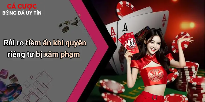 Rủi ro tiềm ẩn khi quyền riêng tư bị xâm phạm