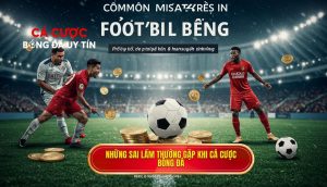 những sai lầm thường gặp khi cá cược bóng đá