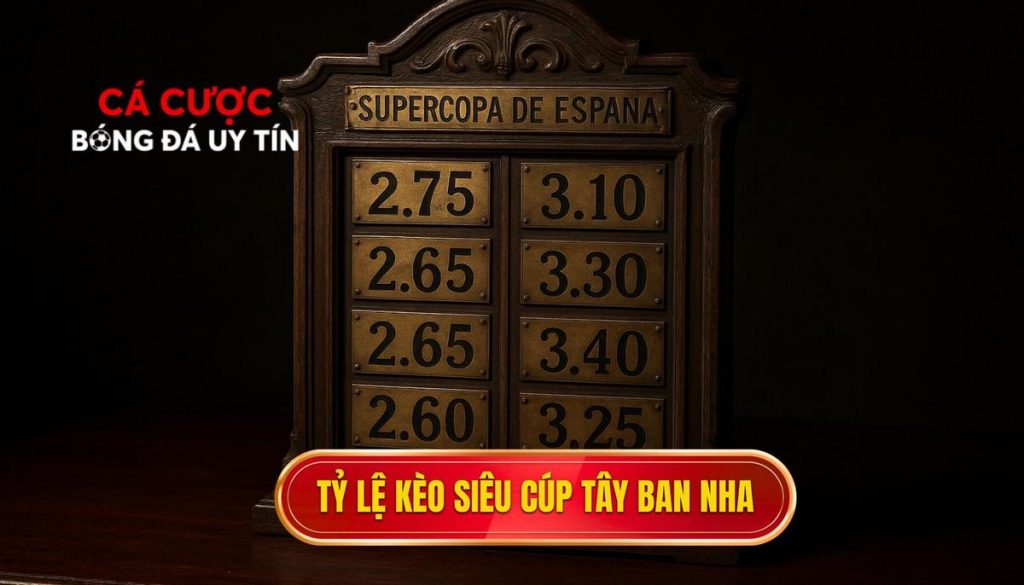 thumb - Tỷ lệ kèo siêu cúp Tây Ban Nha