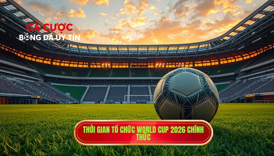 1. Thời gian tổ chức World Cup 2026 chính thức