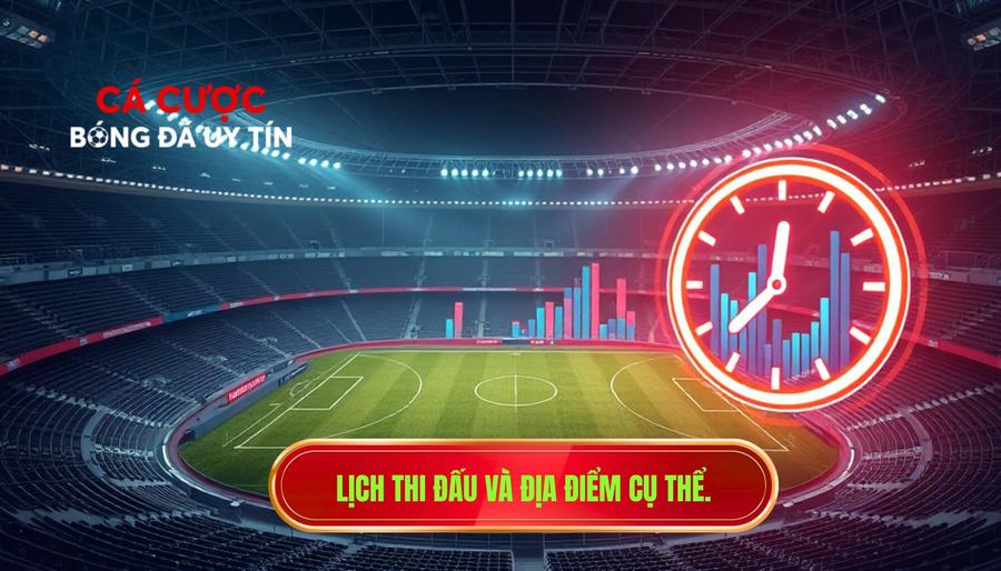 3. Lịch thi đấu và địa điểm cụ thể.