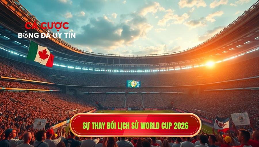3. Sự thay đổi lịch sử World Cup 2026