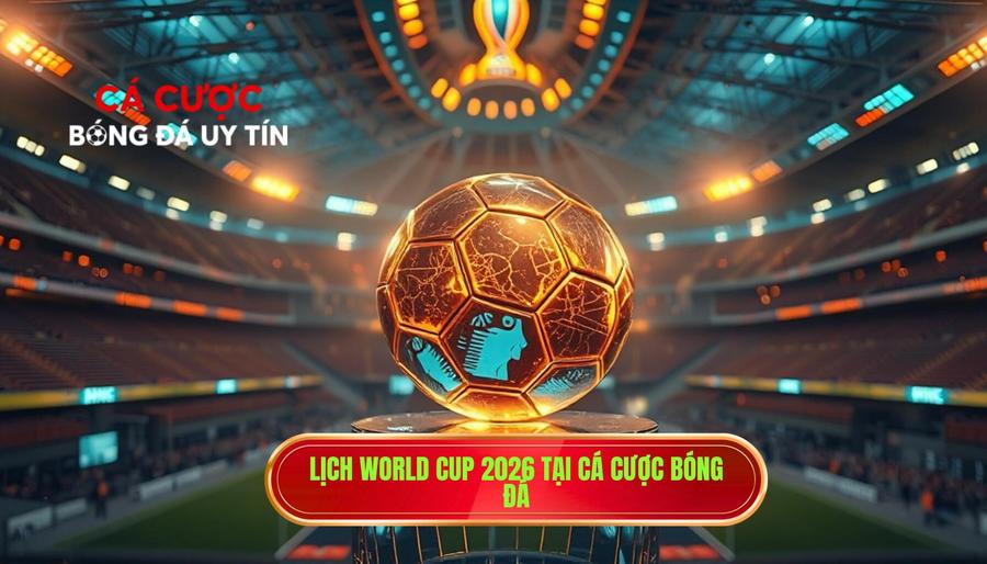 Lịch World Cup 2026 tại CÁ CƯỢC BÓNG ĐÁ